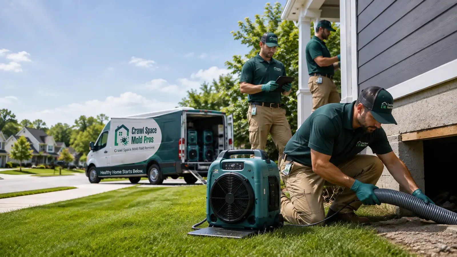 Crawl Space Mold Removal in Pierson, IA